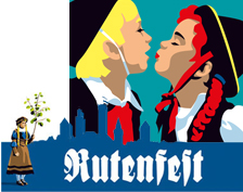 Party Flyer: Rutenfest Ravensburg 2014 - Rutenmontag am 28.07.2014 in Ravensburg