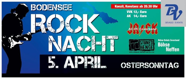 Party Flyer: Bodensee Rock Nacht am 05.04.2015 in Konstanz