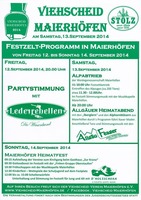 Viehscheid Maierhfen am Freitag, 12.09.2014