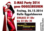 X-MAS Party goes OGGELSBEUREN am Freitag, 26.12.2014