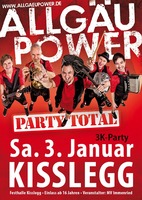 3K-Party mit "Allgu Power" am Samstag, 03.01.2015