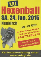 XXL HEXENBALL - am Sa. 24.01.2015 in Neukirch (Bodenseekreis)