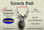 HIRSCHBALL 2015 - am Sa. 10.01.2015 in Horgenzell (Ravensburg)