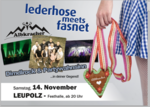 Lederhose meets Fasnet am Samstag, 14.11.2015
