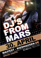 KULT-MAINACHT Riedhausen mit DJs FROM MARS, DJ BEATS und CHICCO&HARDY am Samstag, 30.04.2016