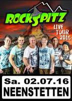 Partynacht mit ROCKSPITZ @ Hutzlafest Neenstetten am Samstag, 02.07.2016