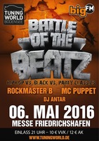 BATTLE OF THE BEATZ - Tuning World Bodensee 2016 am Freitag, 06.05.2016
