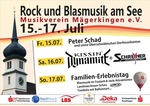Peter Schad und seine Oberschwbischen Dorfmusikanten live am Mgerkinger See am Freitag, 15.07.2016