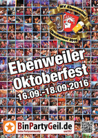 Ebenweiler Oktoberfest 16.09. bis 18.09.2016 - MVE am Sonntag, 18.09.2016