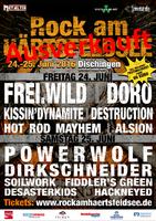 Rock am Hrtsfeldsee Festival mit Frei.Wild, Powerwolf , Doro am Freitag, 24.06.2016