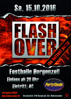 FLASH OVER PARTY - the hottest party!!!! am Samstag, 15.10.2016