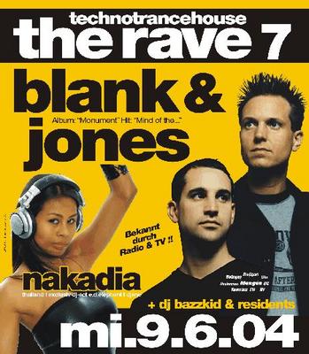 Party Flyer: The Rave 7 im ED am 09.06.2004 in Mengen