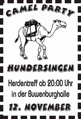 Party Flyer: Camel Party am 12.11.2004 in Herbertingen