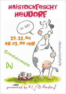 Party Flyer: Haistockfescht am 19.11.2004 in Drmentingen