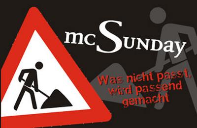 Party Flyer: Mc Sunday in Harthausen am 11.11.2004 in Winterlingen
