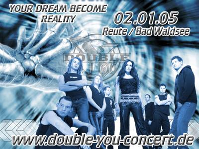 Party Flyer: Neujahrsparty mit Double You  im Sternen am 02.01.2005 in Reute