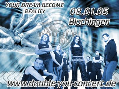 Party Flyer: Double You rockt Blochingen am 08.01.2005 in Mengen