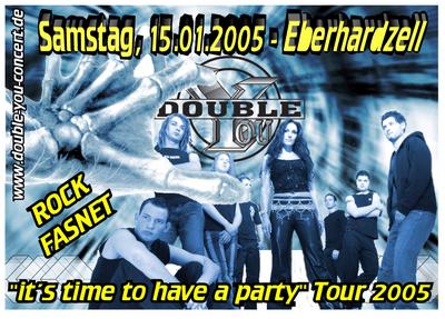 Party Flyer: Double You in Eberhardzell am 15.01.2005 in Eberhardzell