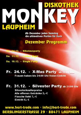 Party Flyer: X-MAS Party am 24.12.2004 in Laupheim