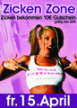 Party Flyer: Coyote Ugly Saloon am 15.04.2005 in Scheer