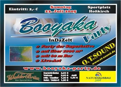 Party Flyer: BOOYAKA - Party 2005 am 23.07.2005 in Hokirch