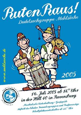 Party Flyer: RutenRaus am 16.07.2005 in Ravensburg