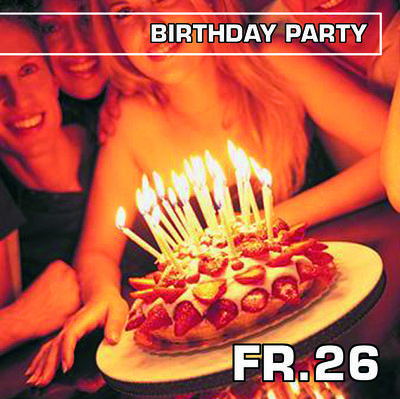 Party Flyer: BIRTHDAYPARTY am 26.08.2005 in Balingen