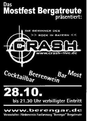 Party Flyer: MOSTFEST am 28.10.2005 in Bergatreute