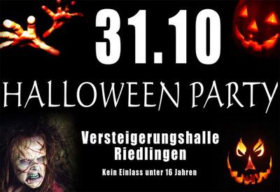 Party Flyer: Halloween-Party am 31.10.2005 in Riedlingen