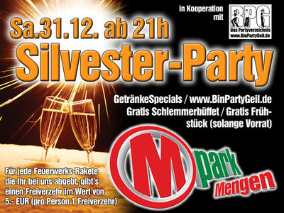 Party Flyer: M-PARK & BPG! SILVESTER-PARTY 2005/06 am 31.12.2005 in Mengen