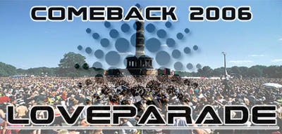 Party Flyer: The LOVE is back - Loveparade 2006 Berlin am 15.07.2006 in Berlin