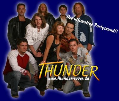 Party Flyer: Pub-Festival mit der Partyband Thunder am 22.04.2006 in Villmergen