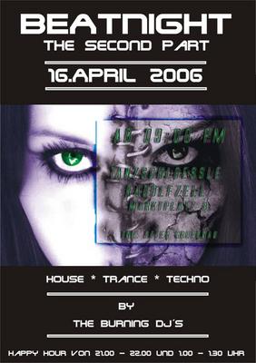 Party Flyer: B E A T N I G H T am 16.04.2006 in Radolfzell