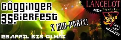 Party Flyer: 35. Ggginger Bierfest mit LANCELOT am 29.04.2006 in Krauchenwies