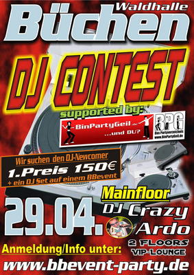 Party Flyer: BBevent DJ-Contest 2006 am 29.04.2006 in Bchen