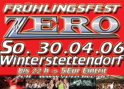 Party Flyer: ZERO - Frhlingsfest - Winterstettendorf am 30.04.2006 in Ingoldingen