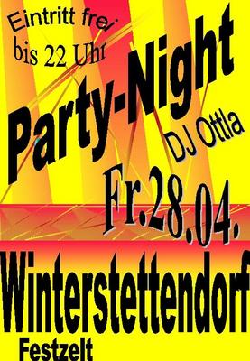 Party Flyer: Party-Night in Winterstettendorf am 28.04.2006 in Ingoldingen