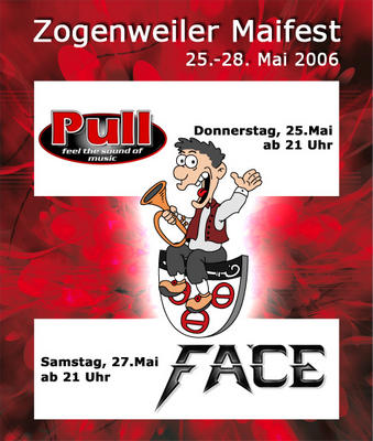 Party Flyer: FACE rockt beim Zogenweiler Maifest 2006 am 27.05.2006 in Horgenzell