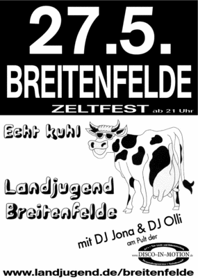 Party Flyer: Zeltfest Breitenfelde am 27.05.2006 in Breitenfelde