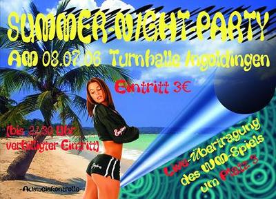 Party Flyer: Summer Night Party Ingoldingen am 08.07.2006 in Ingoldingen