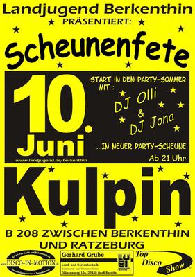 Party Flyer: Zeltfest Kulpin am 10.06.2006 in Kulpin