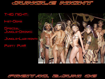 Party Flyer: Dschungel-Night am 02.06.2006 in Mlln