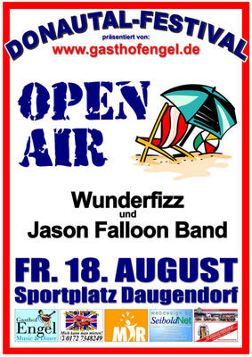 Party Flyer: Donautal-Festival am 18.08.2006 in Riedlingen