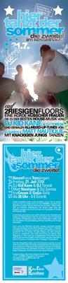 Party Flyer: Hier tanzt der Sommer - Die Zweite am 21.07.2006 in Trossingen