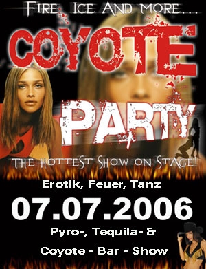 Party Flyer: COYOTE - PARTY am 07.07.2006 in Bad Doberan