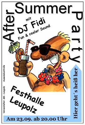 Party Flyer: After Summer Party am 23.09.2006 in Wangen im Allgu