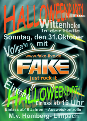 Party Flyer: Halloweenparty in Wittenhofen am 31.10.2006 in Deggenhausertal