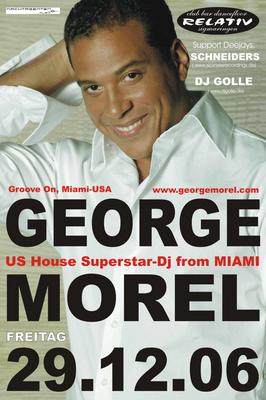 Party Flyer: GEORGE MOREL (House Superstar-Dj Miami USA) am 29.12.2006 in Sigmaringen