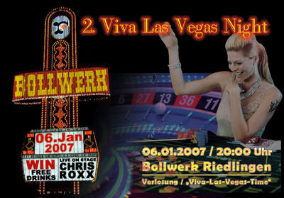 Party Flyer: 2. Viva las Vegas Night am 06.01.2007 in Riedlingen