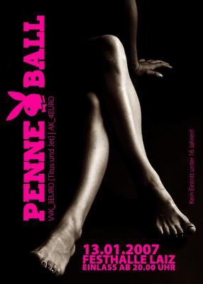 Party Flyer: Penneball 07 am 13.01.2007 in Sigmaringen